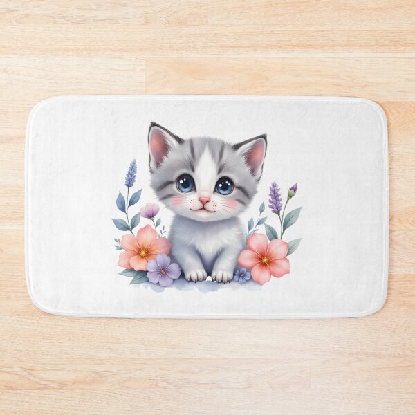 Item preview, Pastel Flower Kitten designed and sold by Kuky Studio.