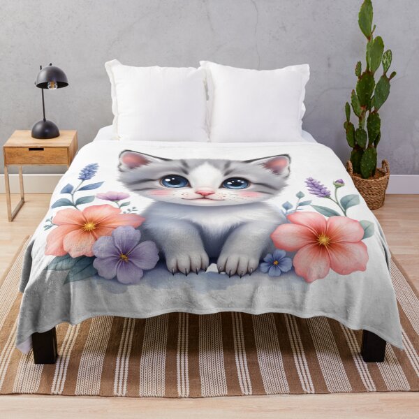 Item preview, Pastel Flower Kitten designed and sold by Kuky Studio.