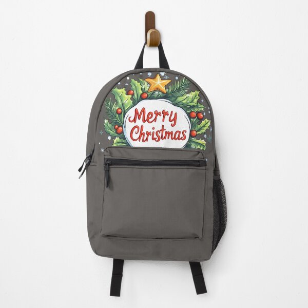 Item preview, Artistic Christmas Wreath with Merry Christmas Lettering designed and sold by SyberGen.