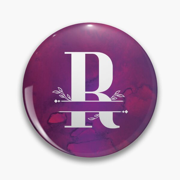 Item preview, Monogram...R... with white monogram and vibrant background designed and sold by CHASAcreative.