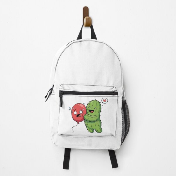 Item preview, The perilous embrace of the lovestruck cactus designed and sold by Stickers à gogo.