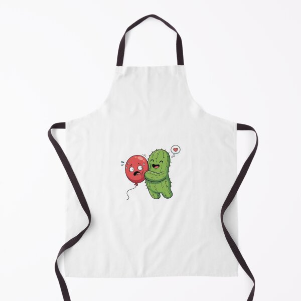 Item preview, The perilous embrace of the lovestruck cactus designed and sold by Stickers à gogo.
