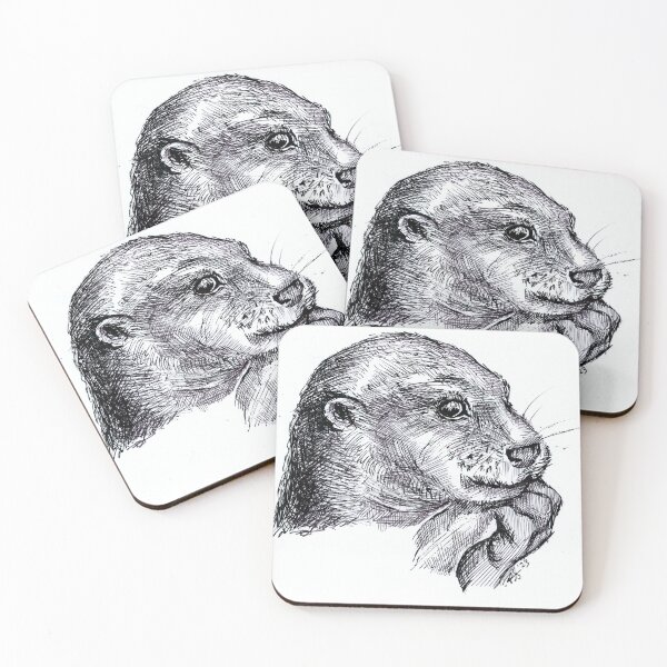 Artikelvorschau, Ein nachdenklicher Otter entworfen und verkauft von robbsdesign.