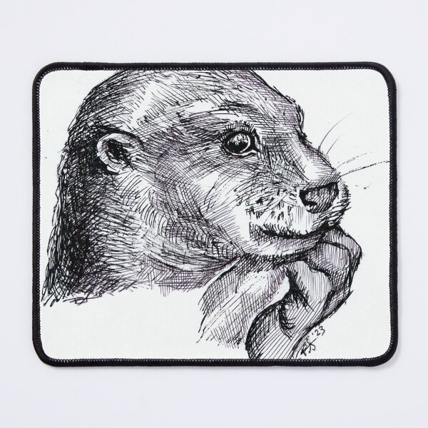 Item preview, An Otter Pondering designed and sold by robbsdesign.
