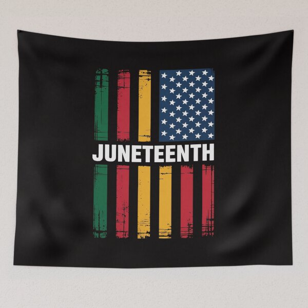 Item preview, Juneteenth American Flag Emancipation Melanin Black Pride designed and sold by banbopbii.
