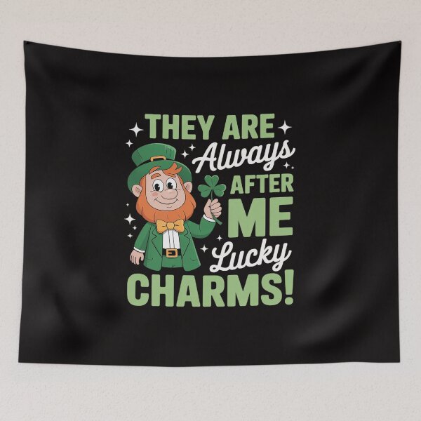 Item preview, They Are Always After Me Lucky Charms, St. Patricks Day designed and sold by AnimeManga2D.