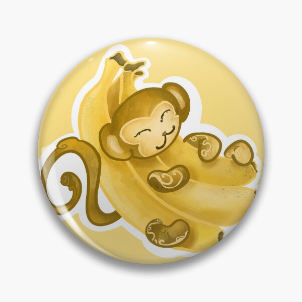 Item preview, Banana Monkey ?᧖(• ᦢ •)ᦣ designed and sold by ko7o.