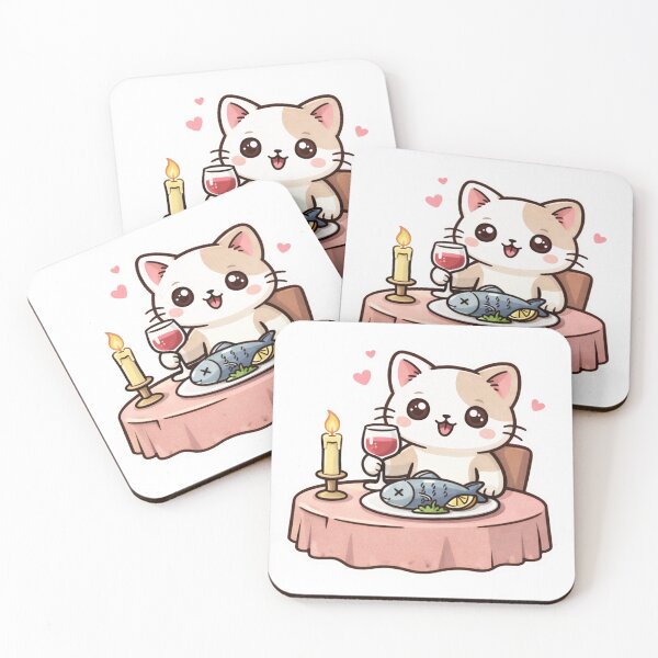 Item preview, Funny Cat Date Night Candlelight Dinner designed and sold by TheSimpleTee007.