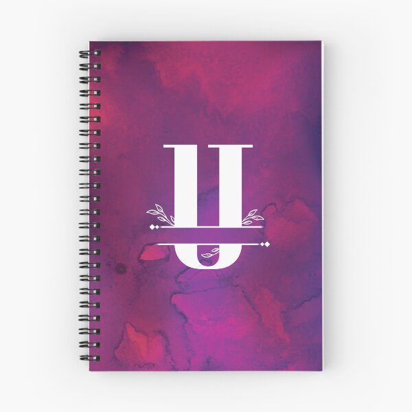 Item preview, Monogram...U... with white monogram and vibrant background designed and sold by CHASAcreative.