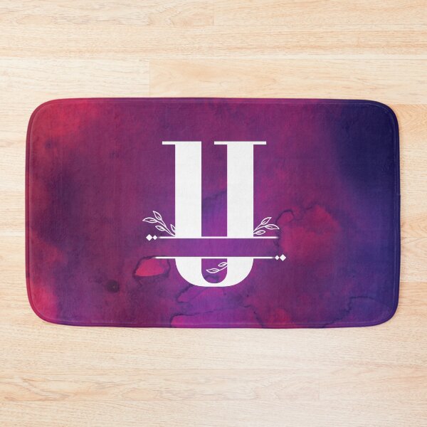 Item preview, Monogram...U... with white monogram and vibrant background designed and sold by CHASAcreative.