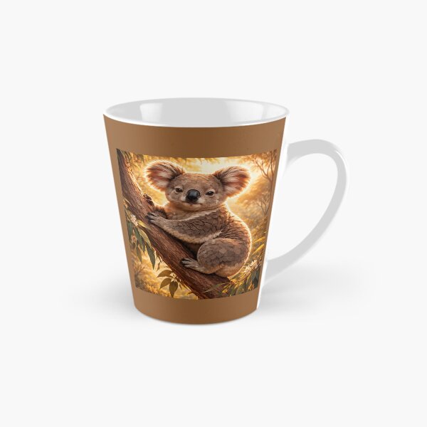 Item preview, Koala at Golden Hour – Whimsical Australian Wildlife Art designed and sold by GeoWild Designs.