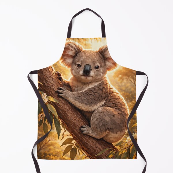 Item preview, Koala at Golden Hour – Whimsical Australian Wildlife Art designed and sold by GeoWild Designs.