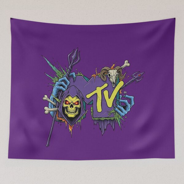 Item preview, Master of the Music: Retro Villain Skull Logo designed and sold by keythxctrs.