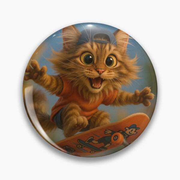 Item preview, Skater Maine Coon Cat designed and sold by Sillytoe.