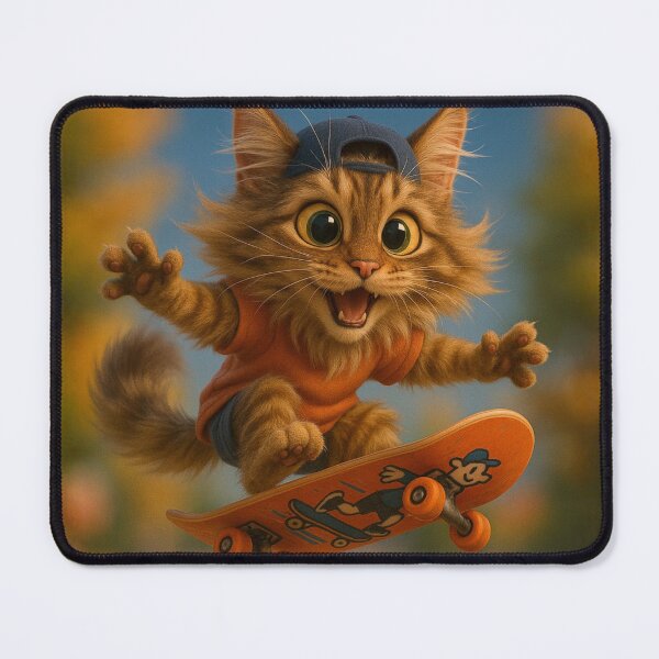 Item preview, Skater Maine Coon Cat designed and sold by Sillytoe.