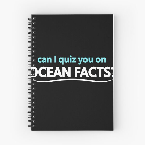 Item preview, Can I Quiz You on Ocean Facts Funny Ocean Lover Science Nerd Text Design designed and sold by JoyBoyStudio1.