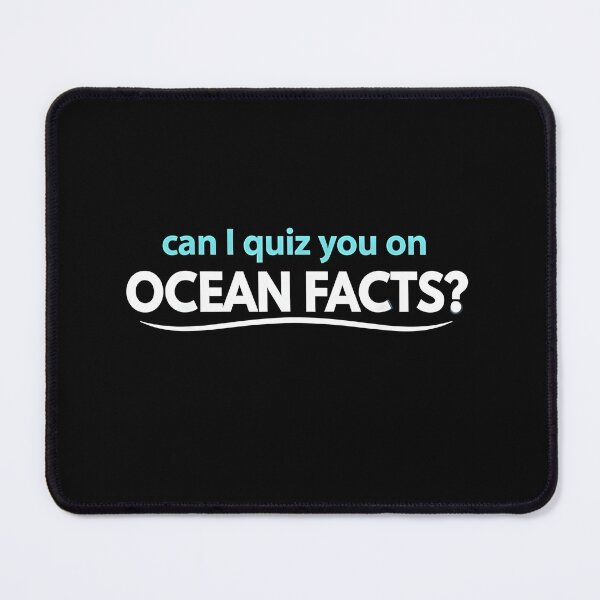Item preview, Can I Quiz You on Ocean Facts Funny Ocean Lover Science Nerd Text Design designed and sold by JoyBoyStudio1.