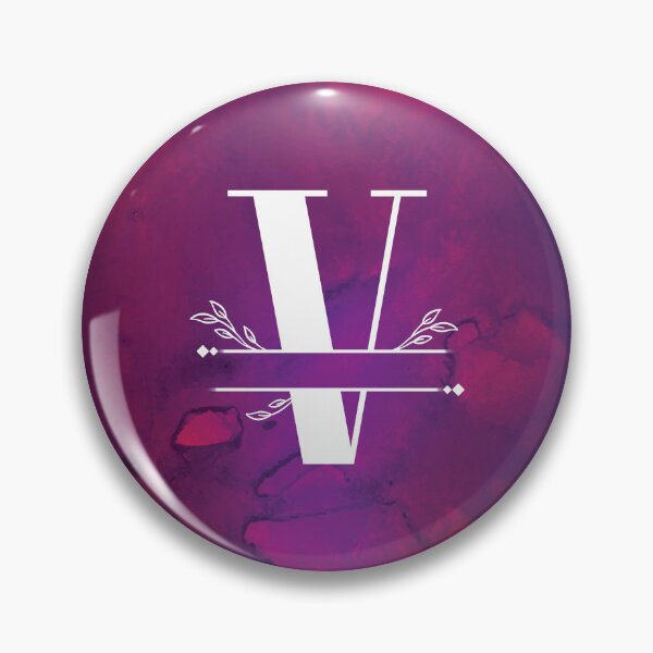 Item preview, Monogram...V... with white monogram and vibrant background designed and sold by CHASAcreative.