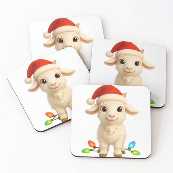 Item preview, Christmas Saanen Goat designed and sold by Sillytoe.