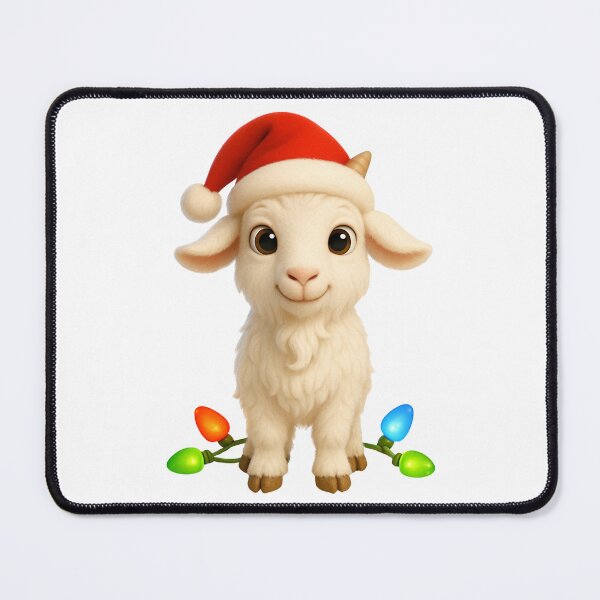 Item preview, Christmas Saanen Goat designed and sold by Sillytoe.