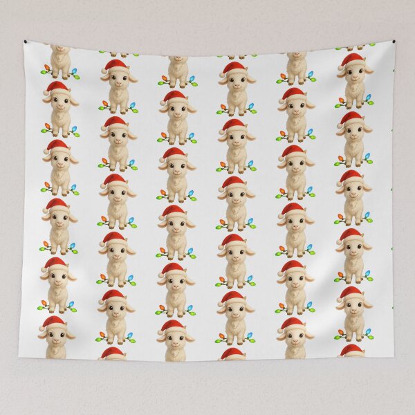 Item preview, Christmas Saanen Goat designed and sold by Sillytoe.