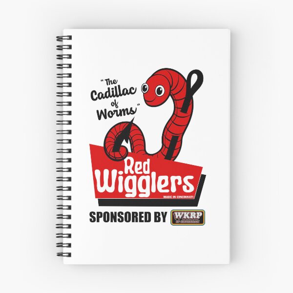 Item preview, Red Wigglers - WKRP In Cincinnati designed and sold by ourkid.