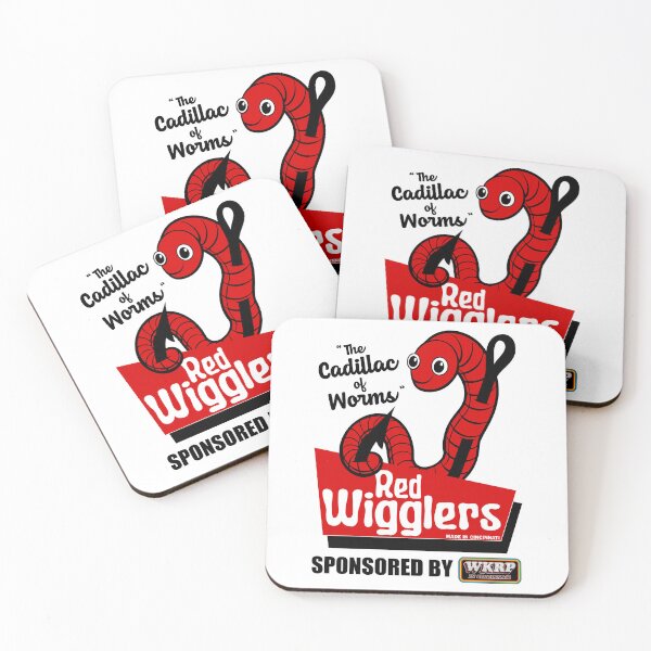 Item preview, Red Wigglers - WKRP In Cincinnati designed and sold by ourkid.