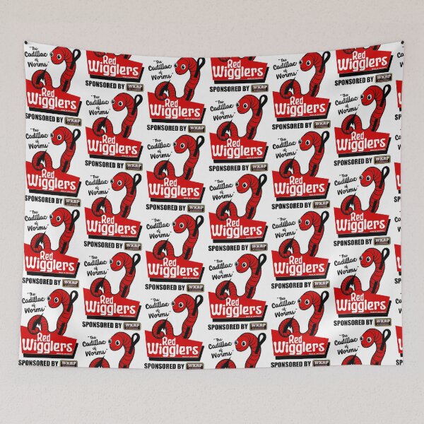 Item preview, Red Wigglers - WKRP In Cincinnati designed and sold by ourkid.
