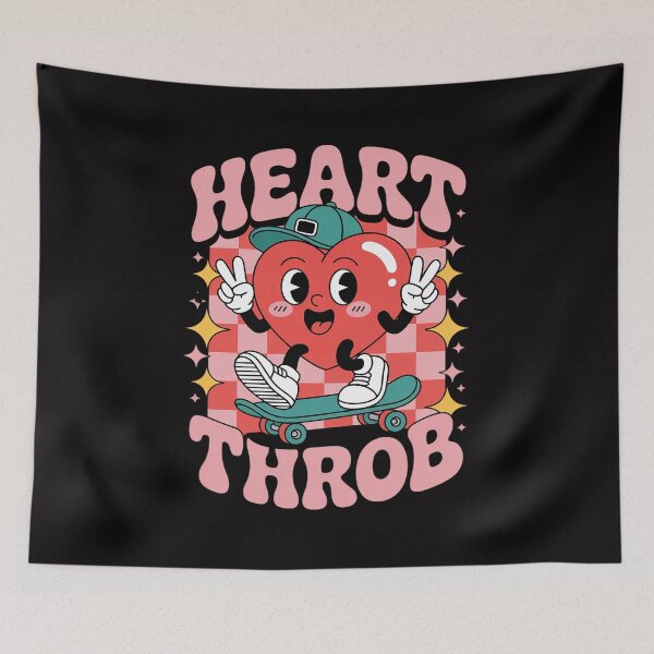 Item preview, Groovy Heart Throb Valentines Day Toddler Boy Kid designed and sold by tlallimicrichi.