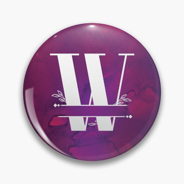 Item preview, Monogram...W... with white monogram and vibrant background designed and sold by CHASAcreative.