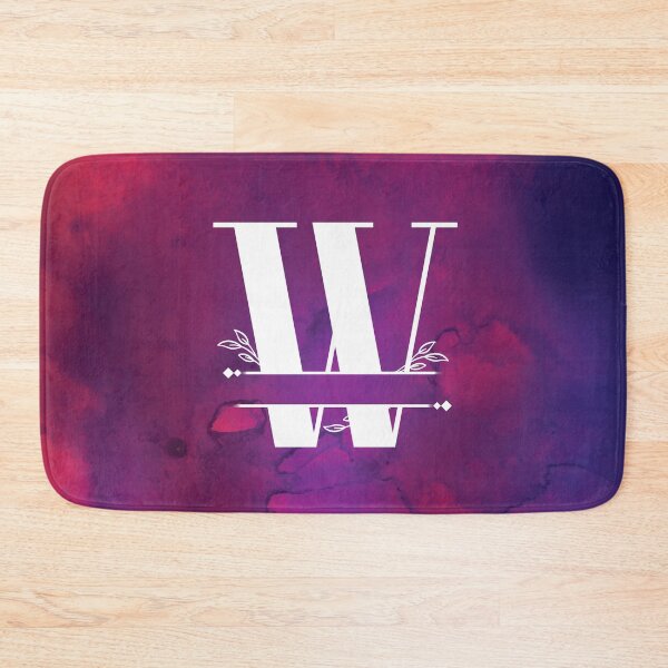 Item preview, Monogram...W... with white monogram and vibrant background designed and sold by CHASAcreative.