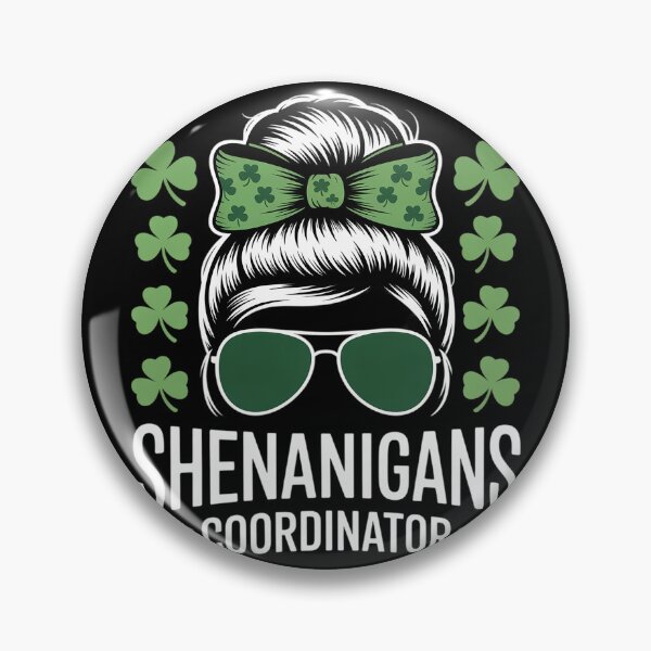 Item preview, Shenanigans Coordinator Messy Bun St Patricks Day designed and sold by duolastgend.