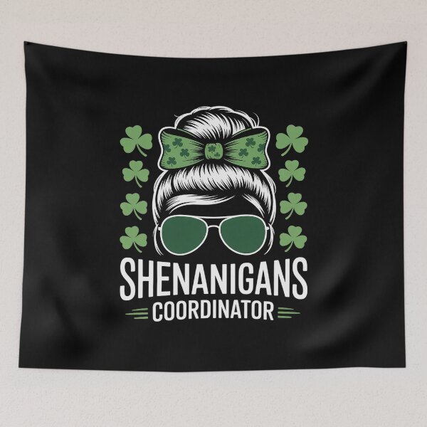 Item preview, Shenanigans Coordinator Messy Bun St Patricks Day designed and sold by duolastgend.