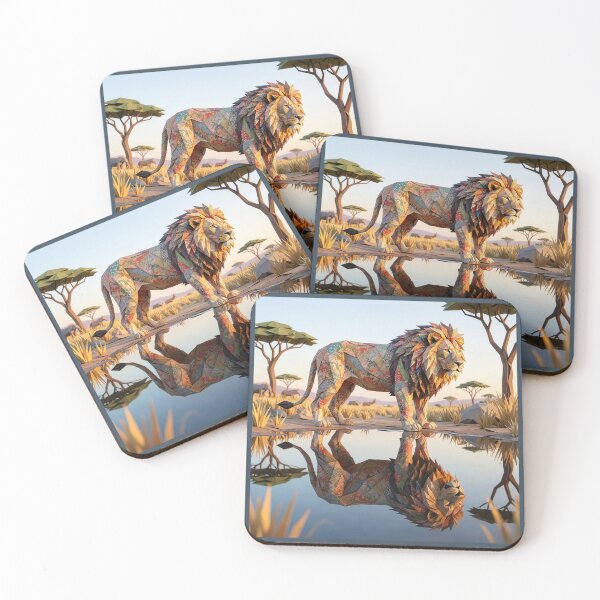 Item preview, Origami Lion on the Savannah designed and sold by Tridentulus.