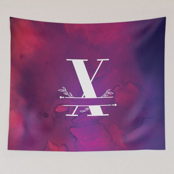 Item preview, Monogram...X... with white monogram and vibrant background designed and sold by CHASAcreative.