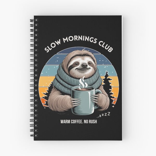 Item preview, Slow Mornings Club designed and sold by Artur-GrafiTee.