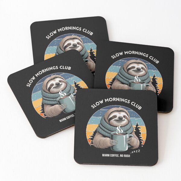 Item preview, Slow Mornings Club designed and sold by Artur-GrafiTee.