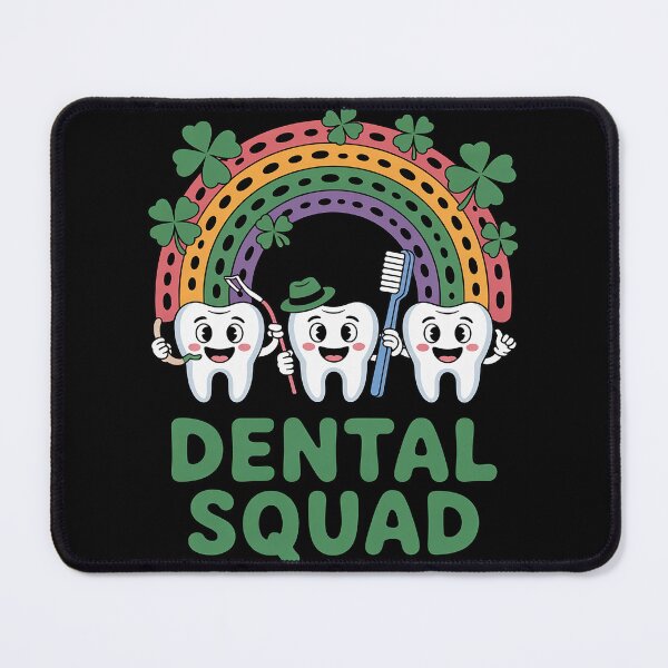 Item preview, Dental Squad Cute Tooth St Patrick's Day Shamrock Rainbow designed and sold by duolastgend.