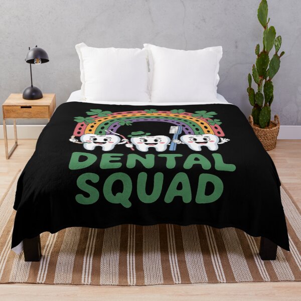 Item preview, Dental Squad Cute Tooth St Patrick's Day Shamrock Rainbow designed and sold by duolastgend.
