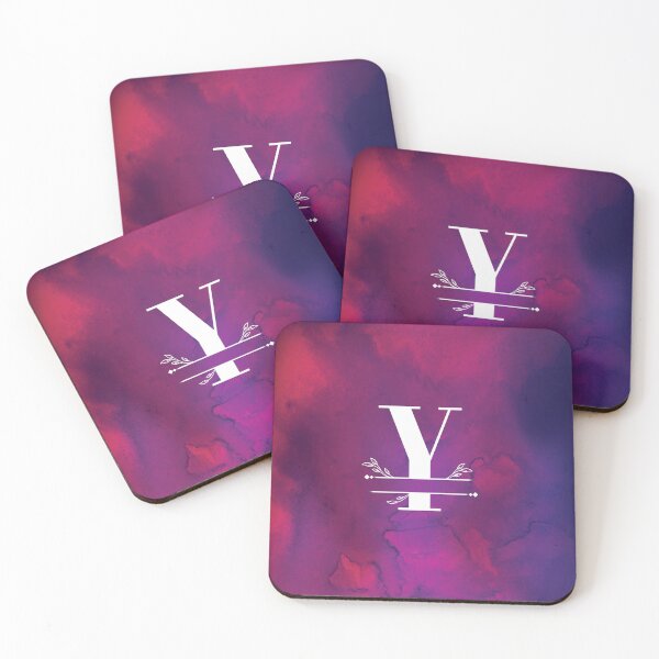 Item preview, Monogram...Y... with white monogram and vibrant background designed and sold by CHASAcreative.