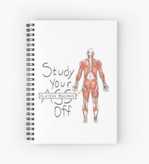 Study your Gluteus Maximus Off Spiral Notebook