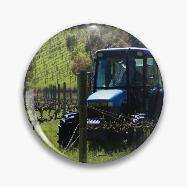 Item preview, Tractor Slashing Winter Vines - Magpie Springs designed and sold by MagpieSprings.