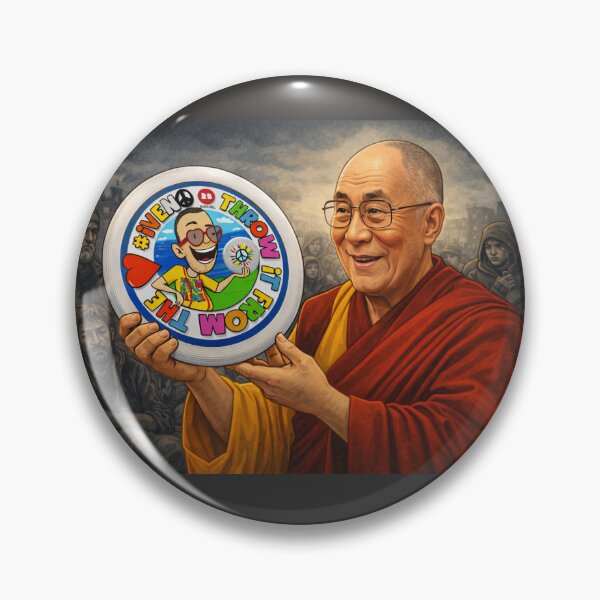 Item preview, Dalai Lama Throwing it from the Heart - designed and sold by iveno.