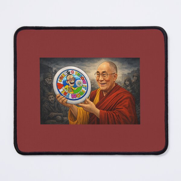 Item preview, Dalai Lama Throwing it from the Heart - designed and sold by iveno.
