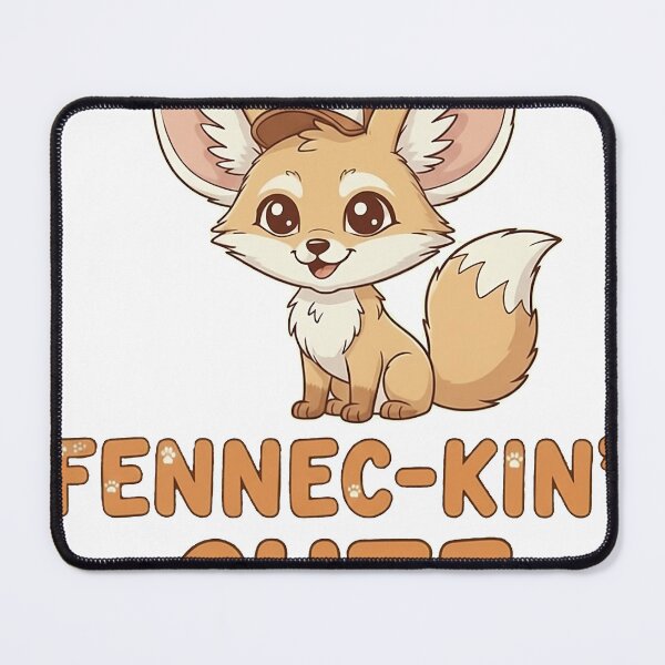 Item preview, Fennec-kin’ Cute | Adorable Funny Fennec Fox Pun designed and sold by FootballPosterz.