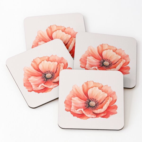 Item preview, Closeup of a Poppy Flower designed and sold by Violet Peonies.