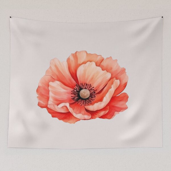 Item preview, Closeup of a Poppy Flower designed and sold by Violet Peonies.