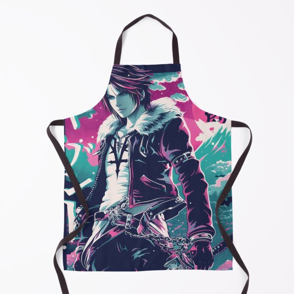 Item preview, Squall Leonhart Neon Poster  designed and sold by AnimeArsenalPrints.