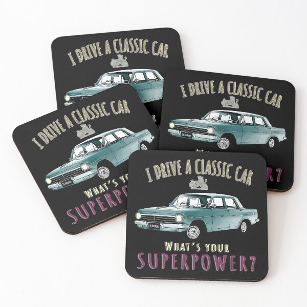 Item preview, I Drive a Classic Green EH Holden What Is Your Superpower – Australian Classic Car Illustration designed and sold by Michael van der Hoorn.