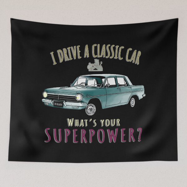Item preview, I Drive a Classic Green EH Holden What Is Your Superpower – Australian Classic Car Illustration designed and sold by Michael van der Hoorn.